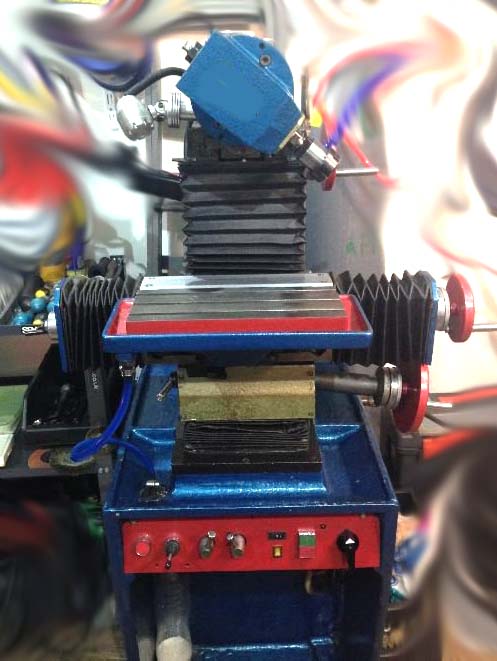 Загальний вигляд  широкоуніверсального фрезерного верстата 6А73П